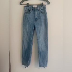 Abercrombie and Fitch the ankle straight ultra high rise